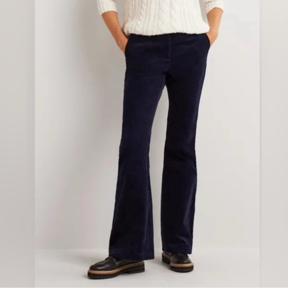 Boden Corduroy Flare Trousers Long Tall